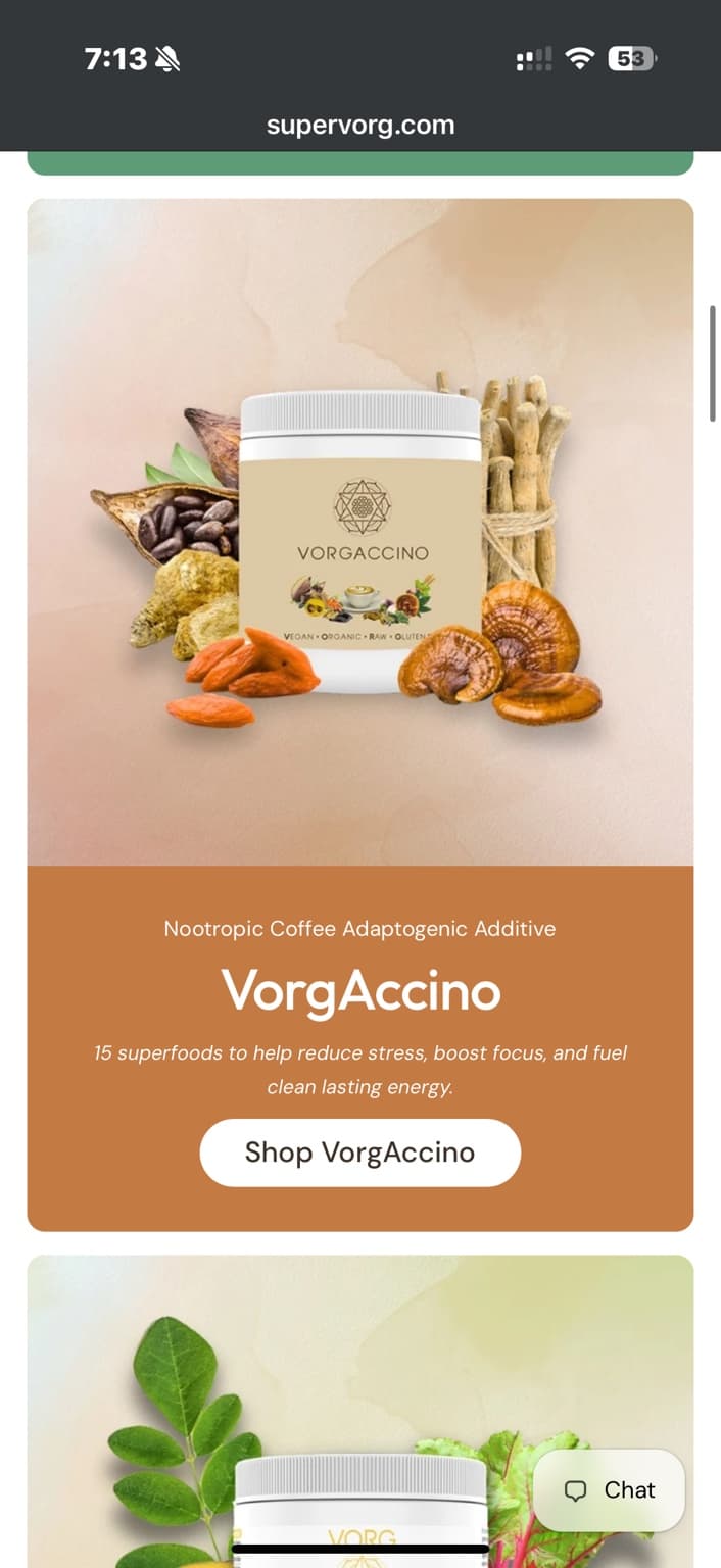 VORG product art